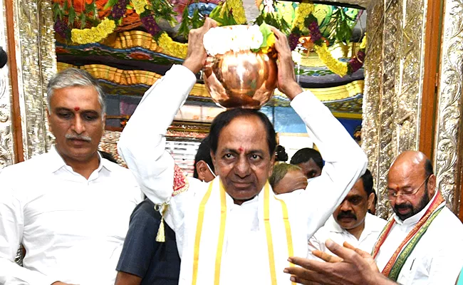 CM KCR Key Points At Mallanna Sagar Inauguration Program Siddipet - Sakshi