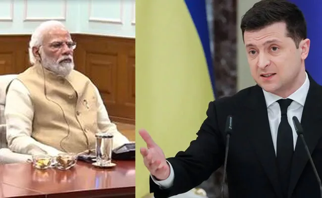 Russia Ukraine War: Ukraine President Seeks PM Modi Help - Sakshi