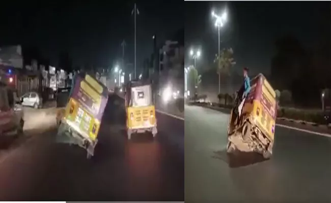 Chandrayangutta Police Arrested Six Auto rickshaw Drivers Of Dangerous Stunts - Sakshi