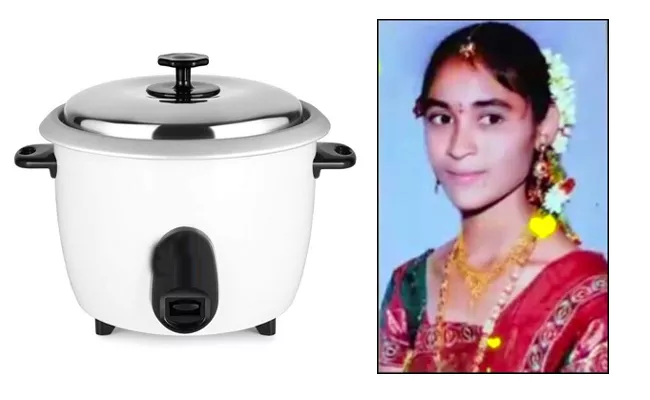 Woman Died Due To Electrocution Preparing Food Electric Cooker At Mahabubabad - Sakshi