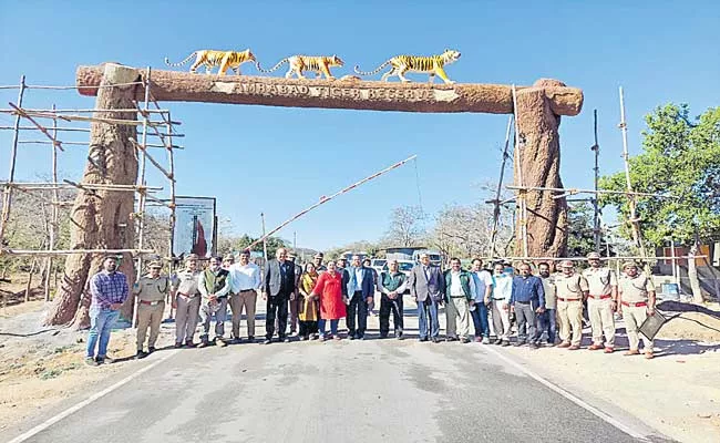 Central Forest Department Team Visits Amrabad Tiger Reserve - Sakshi