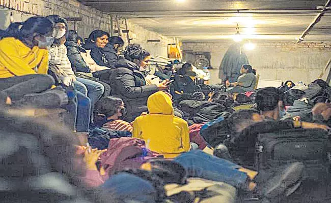 Indian Students Stranded Far From Ukraine Border - Sakshi