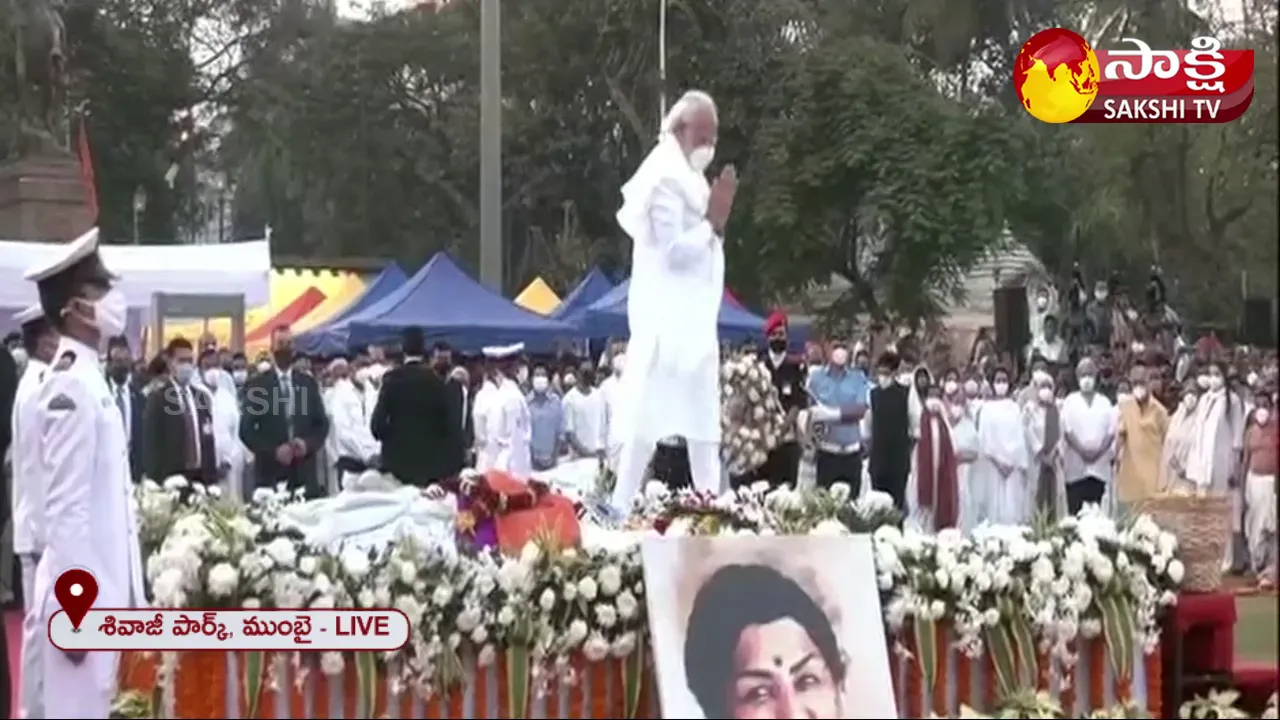 PM Modi Pays His Last Respects To Indias Nightingale Lata Mangeshkar