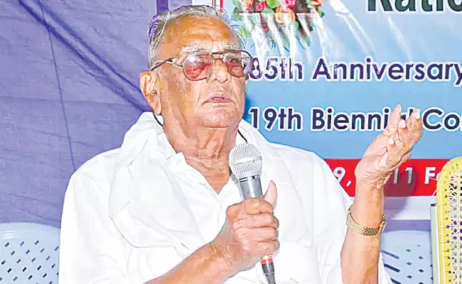 Atheist Ravipudi Venkatadri Celebrates 101st Birthday - Sakshi