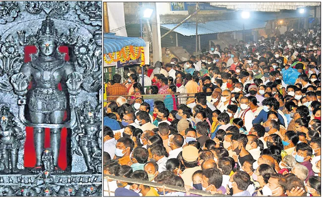 Rathasaptami in glory in Arasavalli and TTD Simhachalam Temples - Sakshi