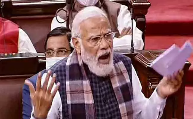 Pm Narendra Modi Slams Congress Party On Ap Bifurcation - Sakshi