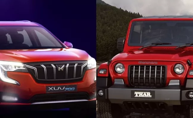 Thar and XUV700 drive Mahindra SUVs sales to a record high - Sakshi