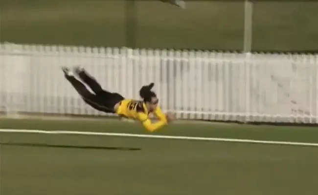 Watch Australian Cricketer Hilton Cartwrights Mind Boggling Catch  - Sakshi