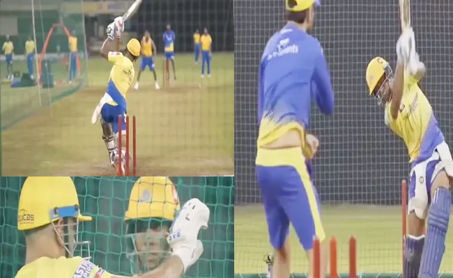 IPL 2022: Rajvardhan Hangargekar Gets Advice From MS Dhoni In Nets Video - Sakshi