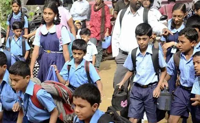 Telangana Half Day Schools From March 16 To May Third Week - Sakshi