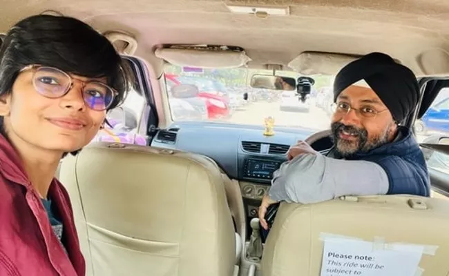 Uber India Chief Prabhjeet Singh Ferries Passengers in Delhi NCR - Sakshi