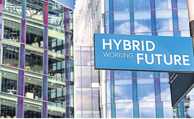 Hyderabad: Companies Follow Hybrid Work Model Post Covid - Sakshi