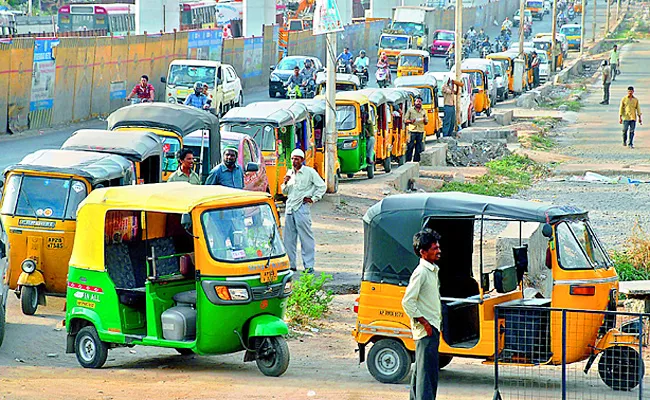 Hyderabad Passenger Auto Unions Bandh Call On 28 And 29 March - Sakshi