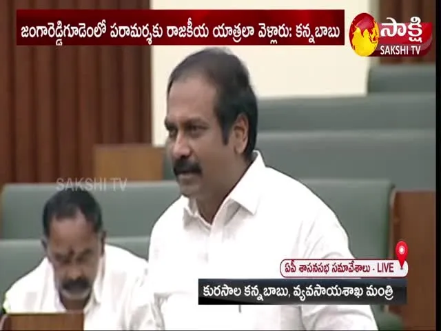 Minister Kurasala Kannababu Fires On TDP MLAs At AP Assembly Session 2022