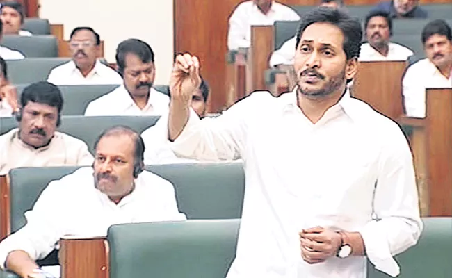 CM YS Jagan comments On Chandrababu In Assembly - Sakshi