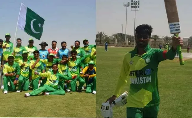 Triangular Blind T20 tournament: Pakistan beat India and qualify for final - Sakshi