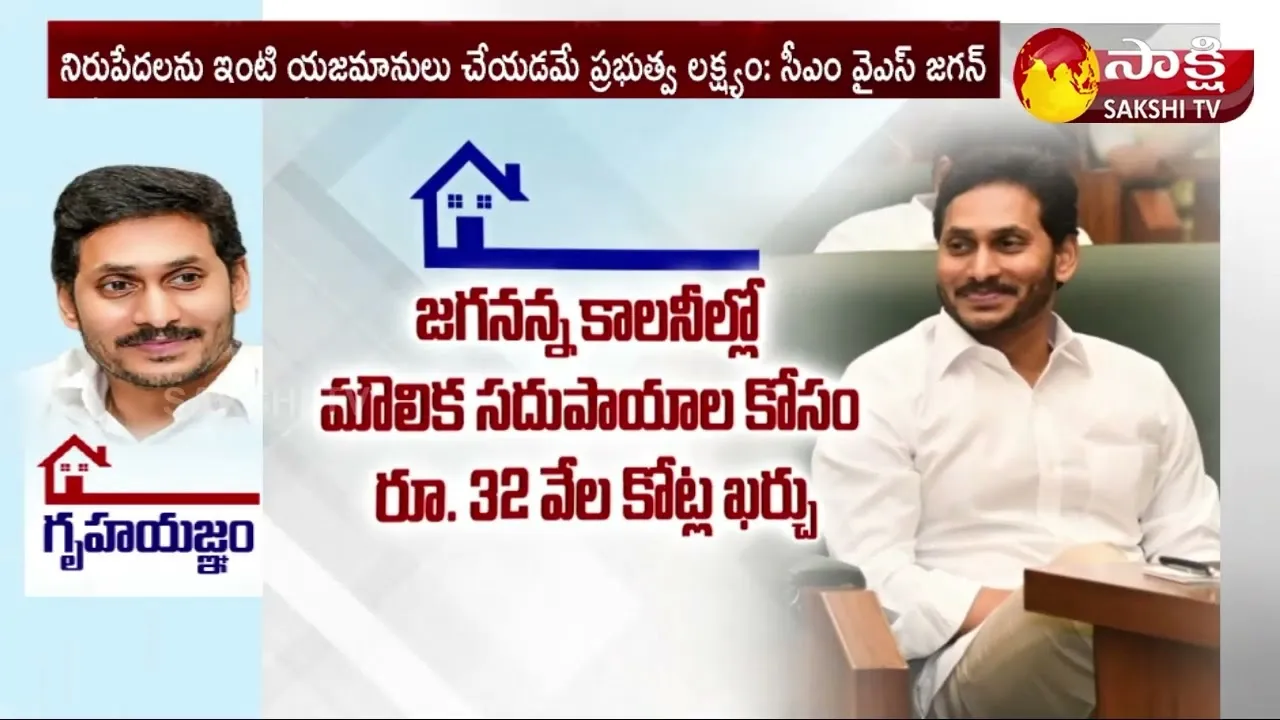 CM YS Jagan About House Scheme and Pattas