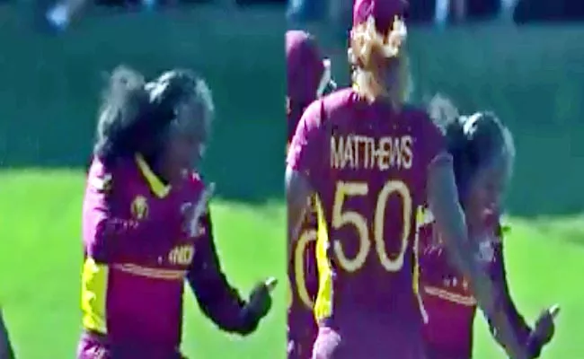 Womens WC 2022: Afy Fletcher celebrates wicket with heartwhelming gesture for seven-month-old son - Sakshi