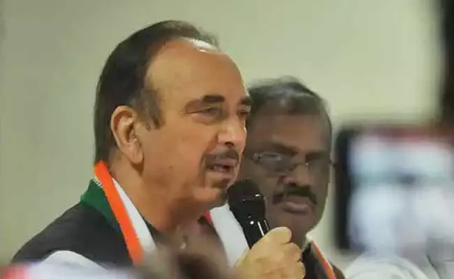 Congress Crisis: No Question On Sonia Leadership Says Ghulam Nabi Azad - Sakshi