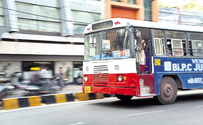 TSRTC Increase Bus Faares In the Name Of Safety Cess - Sakshi