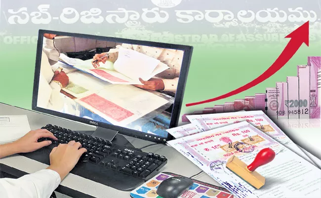 Increased registrations revenue in Andhra Pradesh - Sakshi