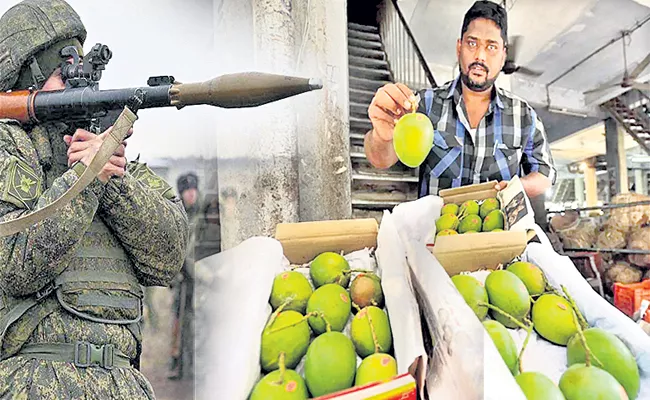 Farmers Worry over Mango exports Due To Russia Ukraine War - Sakshi