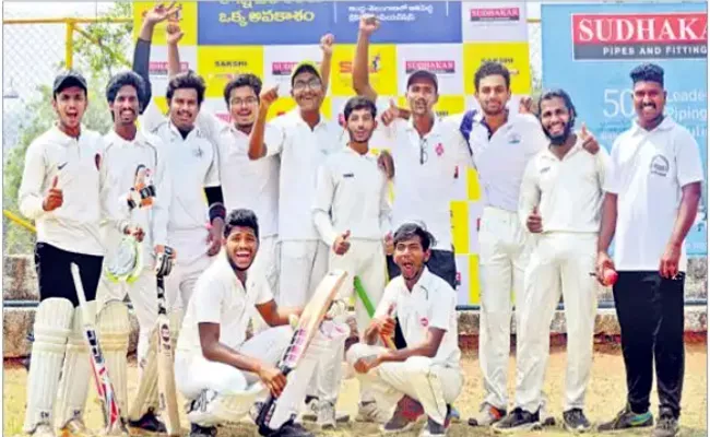 Sakshi Premier League 2022: AV Degree College Beat Badruka College