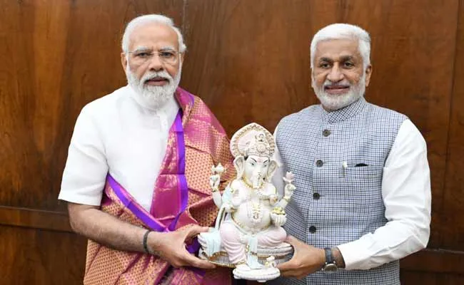 YSRCP MP Vijayasai Reddy Met PM Modi - Sakshi