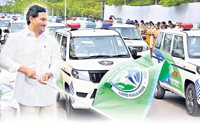 CM Jagan comments at launch of 163 disha patrolling vehicles - Sakshi