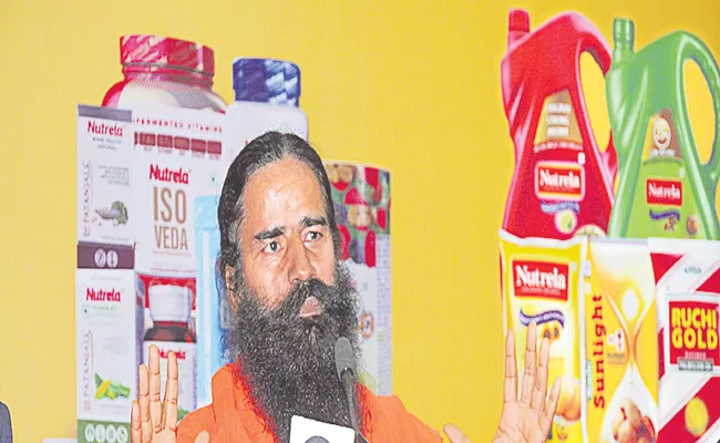 Patanjali eyes top slot in FMCG space - Sakshi