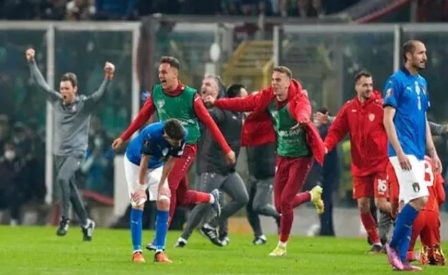 Euro 2020 Champions Italy Fail to Qualify for 2022 FIFA World Cup - Sakshi