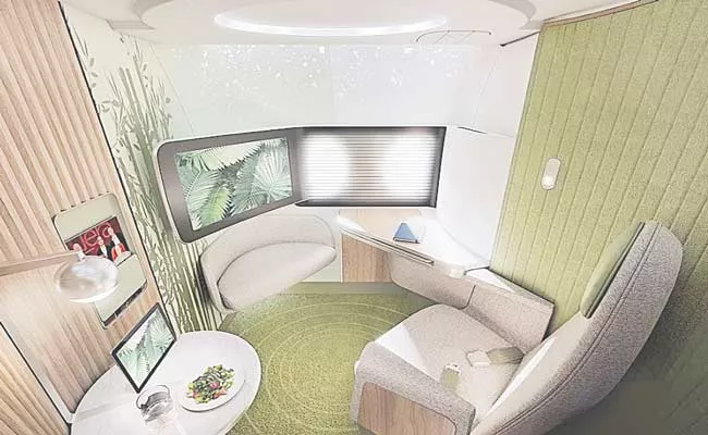 New Business Class Aircraft Concept More Like Your Own Living Room In Sky - Sakshi