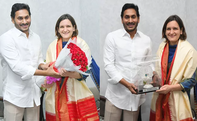 Nobel Laureate Esther Duflo Meet AP CM YS Jagan - Sakshi