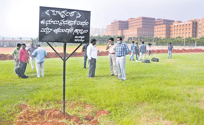 TDP Leader MVVS Murthy Land Grabs In Visakhapatnam - Sakshi