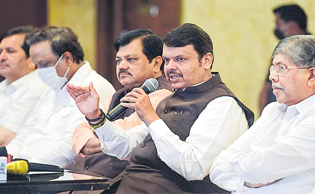 BJP Firm On Demand For Nawab Maliks Resignation Devendra Fadnavis - Sakshi