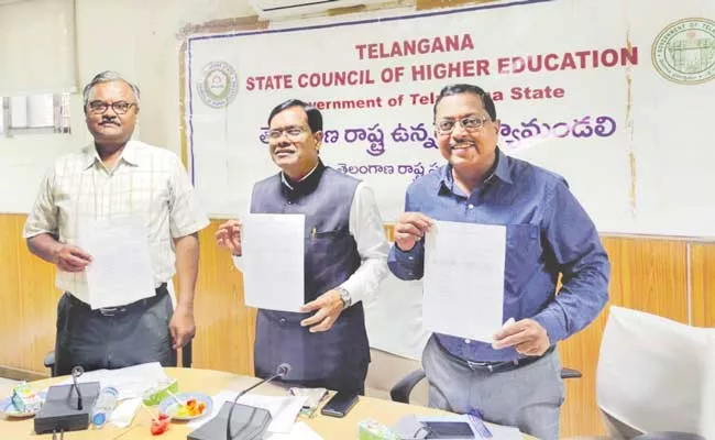 Telangana State Board Of Higher Education Finalises Entrance Exam Dates - Sakshi