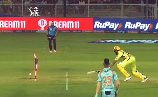 IPL 2022: Ravi Bishnoi Made Stunning Run Out Ruturaj Gaikwad CSK vs LSG - Sakshi