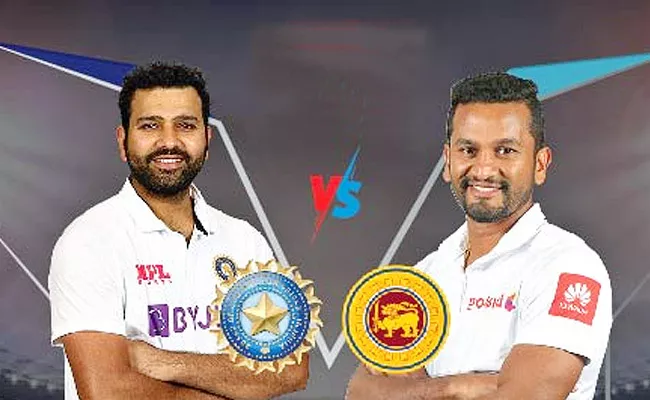 India Vs Sri Lanka 1st Test Day2 Updates And Highlights in Telugu - Sakshi