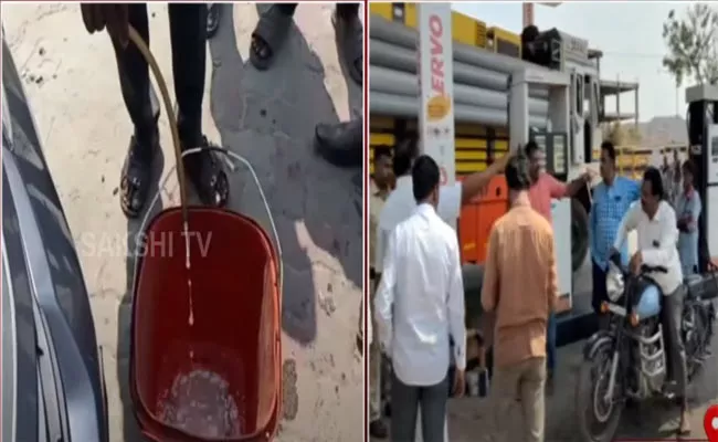 Adulteration of diesel Sale in Pedda Amberpet Hyderabad - Sakshi