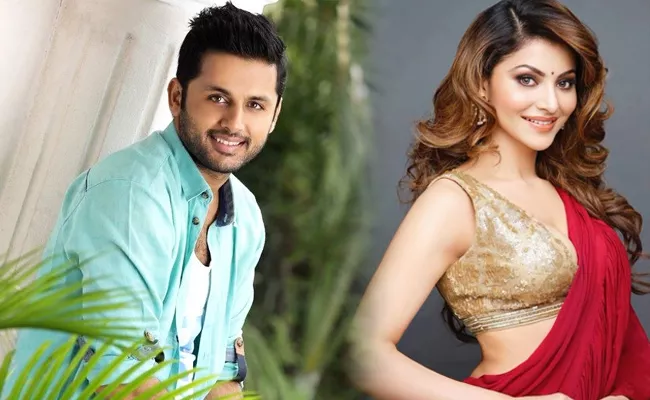 Urvashi Rautela Special Song in Nithin Macherla Niyojakavargam Movie - Sakshi