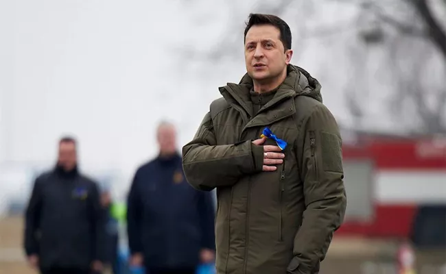 Ukraine President Zelenskyy Shares Location On Social Media - Sakshi