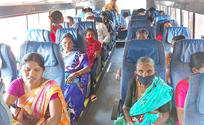 TSRTC Womens Day Offer Free Ride For 60 Plus Women Not Succeed - Sakshi