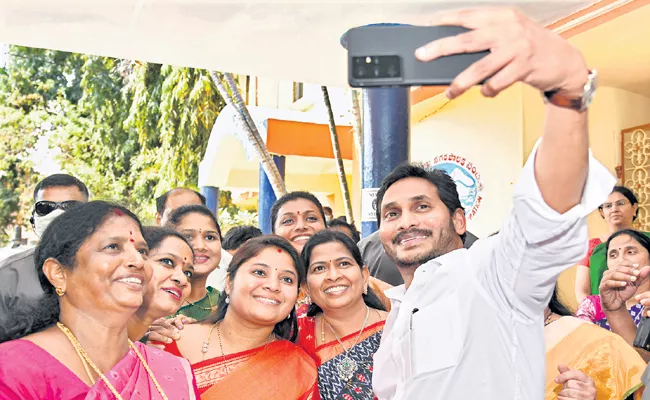 CM YS Jagan Comments In Womens Day celebrations in Vijayawada - Sakshi