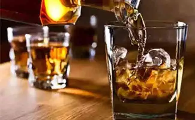 Liquor Shop Owners Hikes Alcohol Prices as per Plan Medak - Sakshi