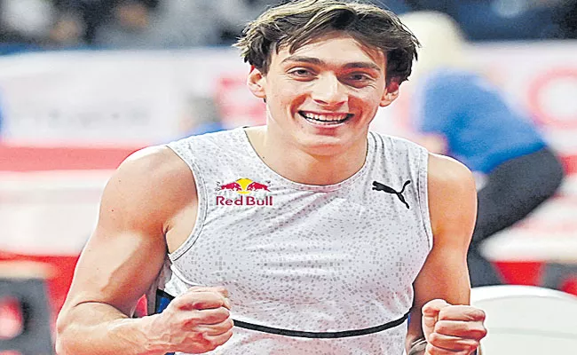 Armand Duplantis Break Own World Pole Vault Record Indoor Meeting Belgrade - Sakshi