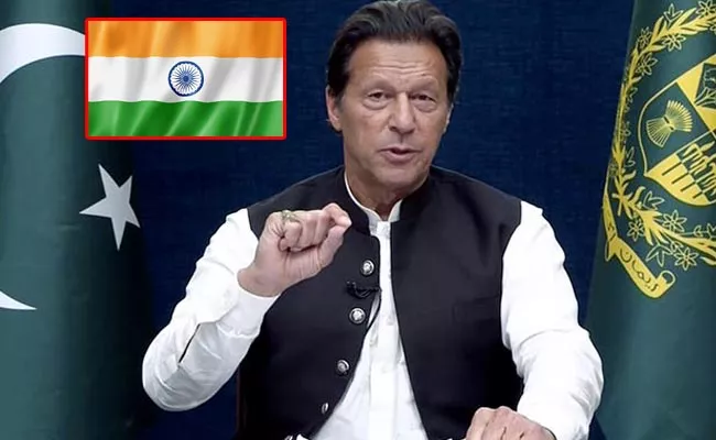 Imran Khan Says Powerful Country Is Backing India - Sakshi