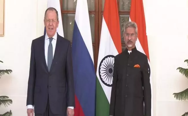 Sergey Lavrov Said Ready To Discuss If India Wants To Buy Anything - Sakshi