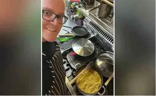 Australian PM Scott Morrison Cooked PM Modis Favourite Khichdi - Sakshi