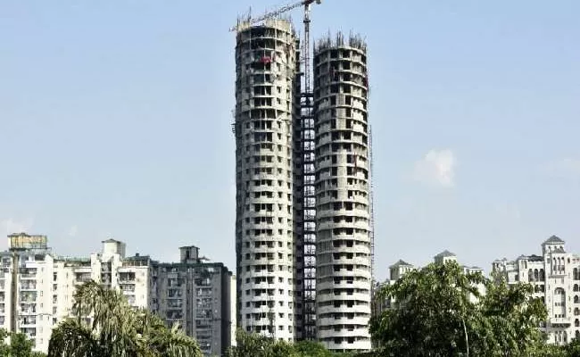 Noida Twin Tower Case : Test Blast Conducted Successfully - Sakshi