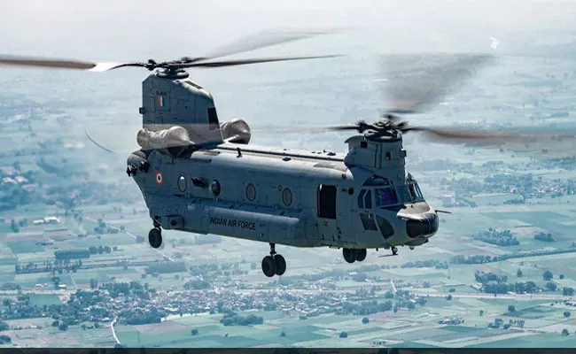 Chinook Helicopter Set Record Longest  Non Stop Helicopter Sortie  - Sakshi